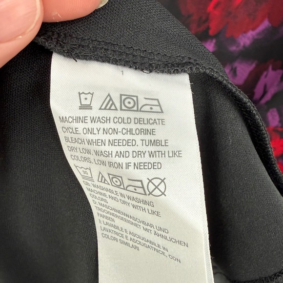 J JASON WU CHIFFON FIT‎ & FLARE MIDI FLORAL DRESS 1X - Picture 9 of 14